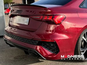 Audi RS3 Rear Diffuser Side Trim - Carbon Fiber - 2021+ models Audi RS3 Rear Diffuser Side Trim - Carbon Fiber - 2021+ models